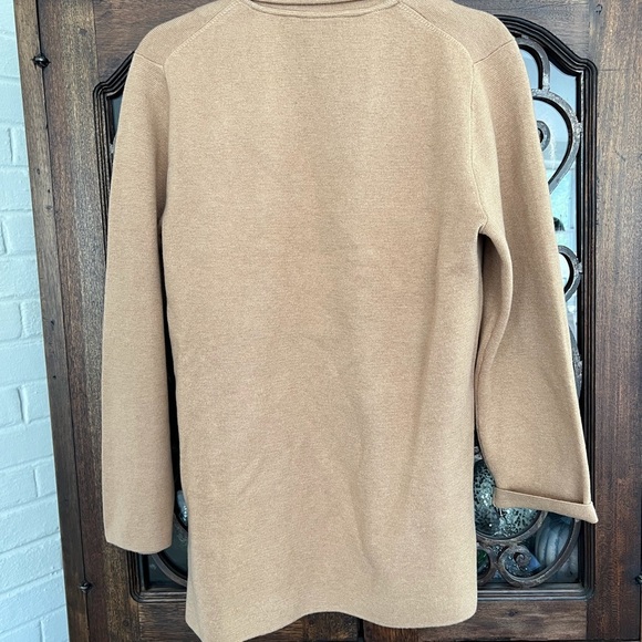 NWT J Crew sweater blazer Camel - Picture 3 of 4
